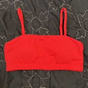 Bandeau sports bra